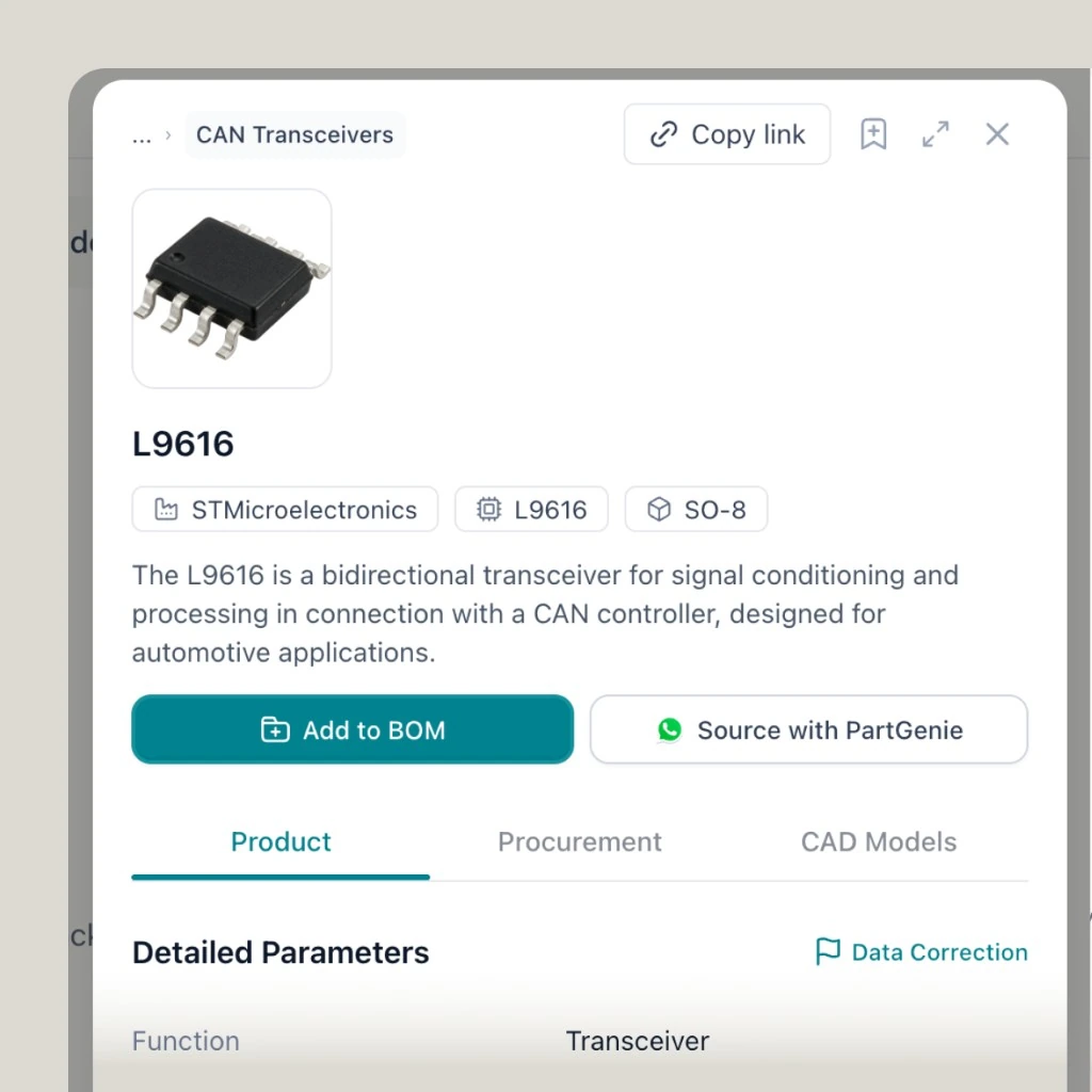 Open datasheet or keep chatting